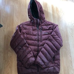 Men’s Columbia puffy for cold weather